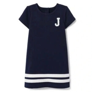 NWT Janie and Jack Navy Blue Sport Dress Size 8